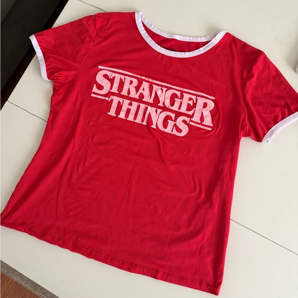 Stranger Things Tops - Stranger Things Red T-Shirt